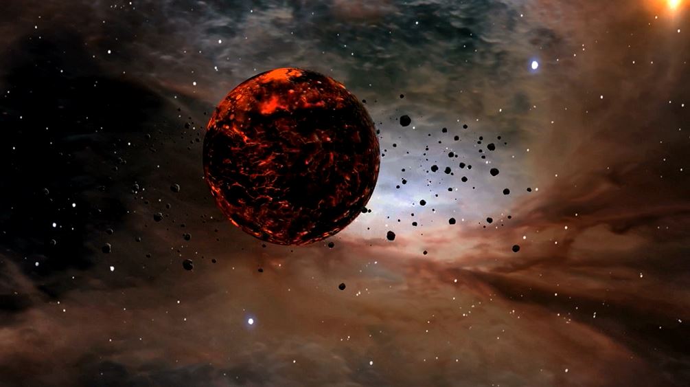 The way that a young exoplanet interacts with its star's disc of dust and gas determines the type of exoplanet that will ultimately form. Image credit - NASA/JPL-Caltech/D. Berry