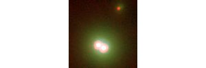 Première image d'un compagnon planétaire très massif autour d'une étoile double