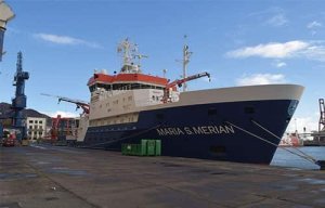 Projet AlpArray : une équipe internationale à bord du N/O Maria S. Merian en mer méditerranée occidentale