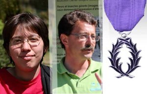 Mai-Linh Doan (ISTerre) et Serge Aubert (SAJF), nommés Chevaliers de l'ordre des palmes académiques