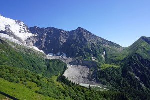 An unprecedented journey into the future of the areas covered by glaciers on Earth