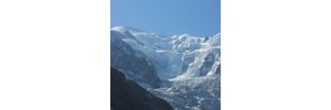 Le glacier des Bossons protège le sommet du Mont Blanc de l'érosion