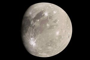 Le télescope spatial James Webb observe la surface glacée de Ganymède 