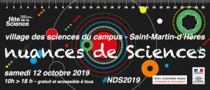 [Évènement] Nuances de sciences 2019 : Village et animations au Campus