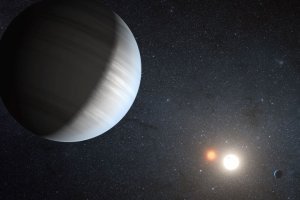 Première image d'une planète si proche d'étoiles doubles par imagerie directe 