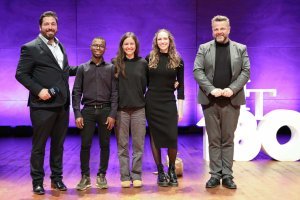 Charline Coudun, doctorante à ISTerre remporte la finale académique du concours "Ma thèse en 180 secondes"