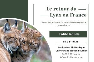 [Table ronde] Le retour du Lynx en dans les Alpes françaises.