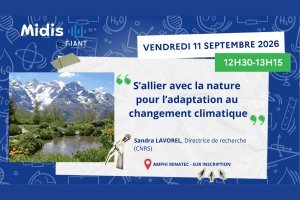 [Conférence Midi by GIANT] S'allier avec la nature pour l'adaptation au changement climatique