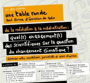 [Table ronde] Réchauffement climatique : de la médiation à la médiatisation 