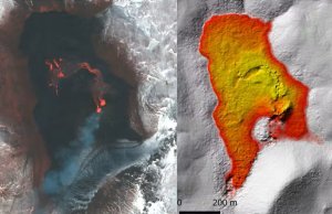 Images de science : mesurer un volcan en éruption depuis l'espace en temps reel