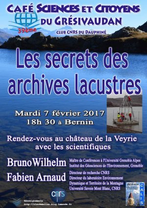 [Café Sciences] Les secrets des archives lacustres