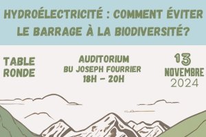 [Table ronde ] Hydroélectricité : Comment éviter le barrage à la Biodiversité ? 
