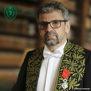 Michel Campillo sous la Coupole de l'Institut de France