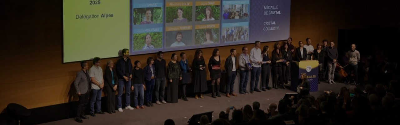 Plonger dans la matière : médaille du Cristal collectif pour l'équipe FAME