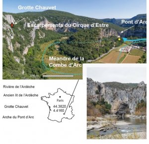 Quand les artistes de Chauvet ont peint leurs œuvres, l'arche du Pont d'Arc était déjà là