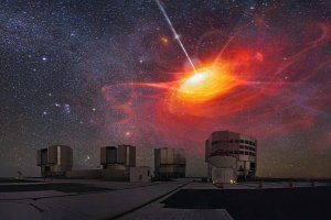 Pesée d'un trou noir super massif situé à 11 milliards d'années-lumière 