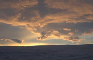 Antarctique : le vent sublime les flocons de neige